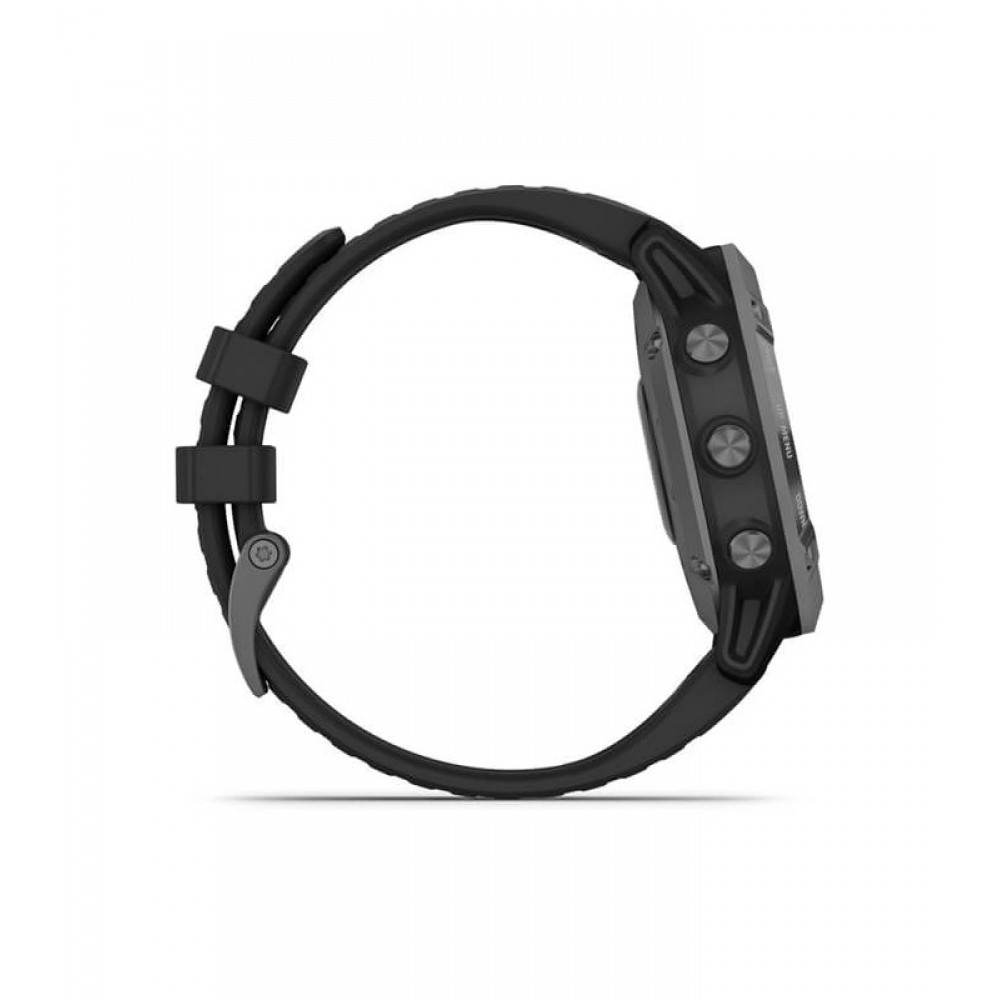 Ceas Garmin Fenix 6 Pro Solar Slate Gray Black Band 010 02410 15 Infinityrun